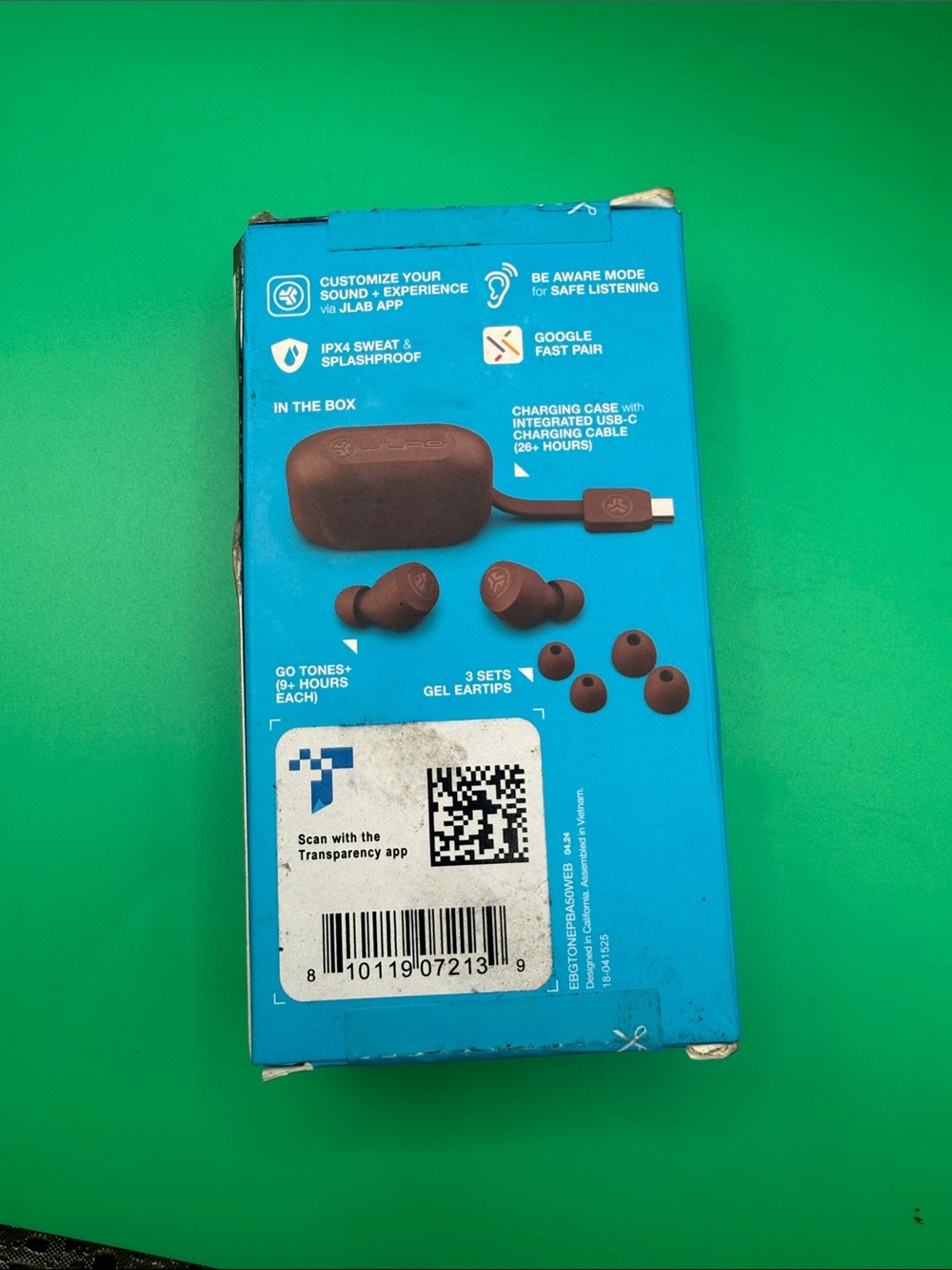 JLab True Wireless Earbuds in Brown - Picture 3 of 4